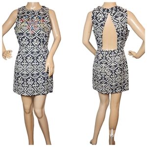 ASTR denim embroidered dress.. small